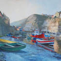 No.8. Staithes Beck. Acrylic. 2012. 600x400mm