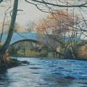 No.10. River Esk, Danby. Acrylic. 2012. 260x160mm