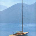 Boat, Lake Como. Acrylic. 2009. 330 x 230mm. SOLD