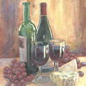 Red Wine and Cheese. Acrlic. 2009. SOLD