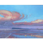 8. Saltburn Sunset. Acrylic. 360 x 250mm. 2010. SOLD