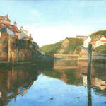 14. Staithes # 2. Acrylic.330 x 230mm. 2010. SOLD
