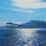 019 Low tide, Saltburn. Acrylic.  2011.  360mmx250mm